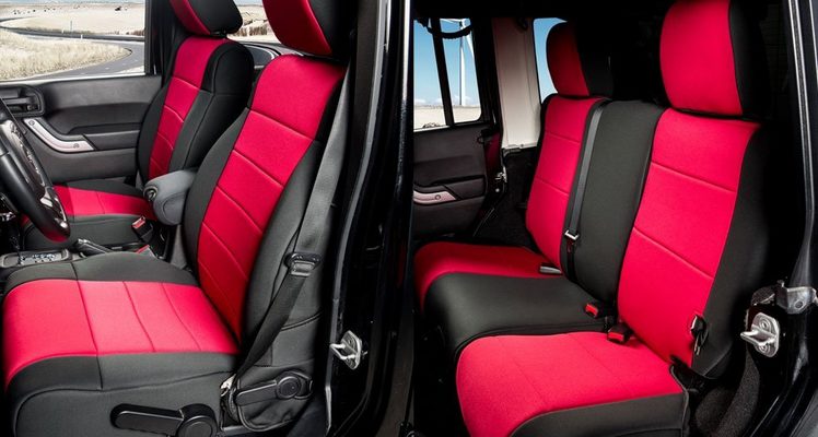 Innocessories Seat Covers Neoprene Cover - 2008 Jeep Wrangler Red Seat Covers